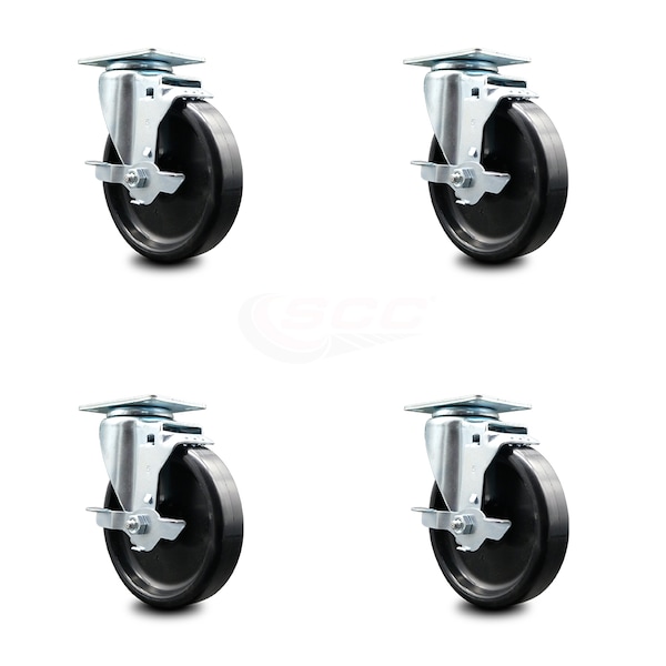 Avantco FF300 FF400 FF500 FF518 Frymaster Dean Floor Fryer Caster Replace Set
